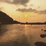 palolem india goa beach nature sunset