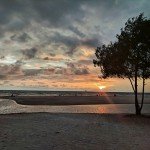 varca goa beach sunset