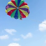 calangute goa beach parasailing