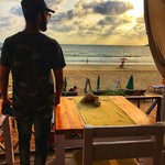 palolem goa beach sunset