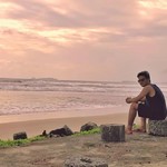 betalbatim goa beach sunset