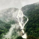 dudhsagar india goa falls road beautiful