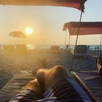 @instagram: Sunsets like this #sunset #india #goa #varca #holiday