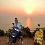 @instagram: #калугинтрэвел #анджуна #гоа #закат #индия #anjuna #goa #sunset #india