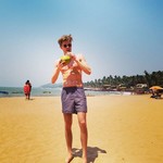 @instagram: My first ????
#goa #anjuna #coconut