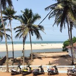 @instagram: breakfast with a view #prana ????????????
:
:
:
:
:
:
#ashvem #ashvembeach #goa #india #pranacafe #goalove #scooters #lastday #perfectday #love #gratitude #beachlife #mandremforever #cortado #beachday #thisisindia
