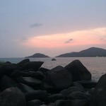 @instagram: We are just atoms in the universe ☮️#beachblue#palolem#goa#goagoal#babes#sunbathing