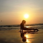 @instagram: Счастье — это когда душа перестает просить то, чего у нее нет, и начинает радоваться тому, что есть. #татапутешественница #извчера #goa #india #yoga #yogabeach #arambol #arambolbeach #beach #beachgirl #girls #girl #kirovgirl