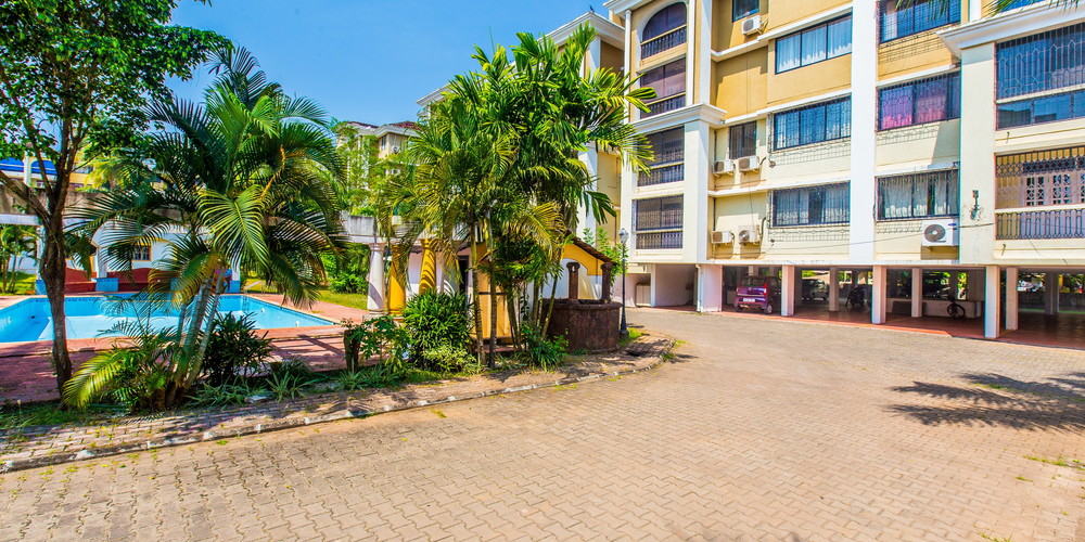 Pool view apartment — Apartment for rent in Colva