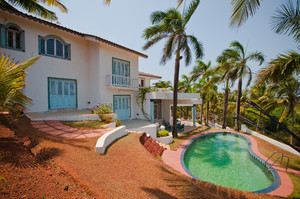 Comfortable 4 bedroom villa in Vagator