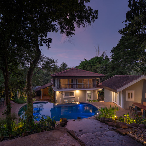 Luxury villa in Anjuna, Goa with private swimming pool