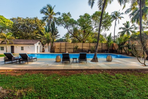 Swimming pool of the villa