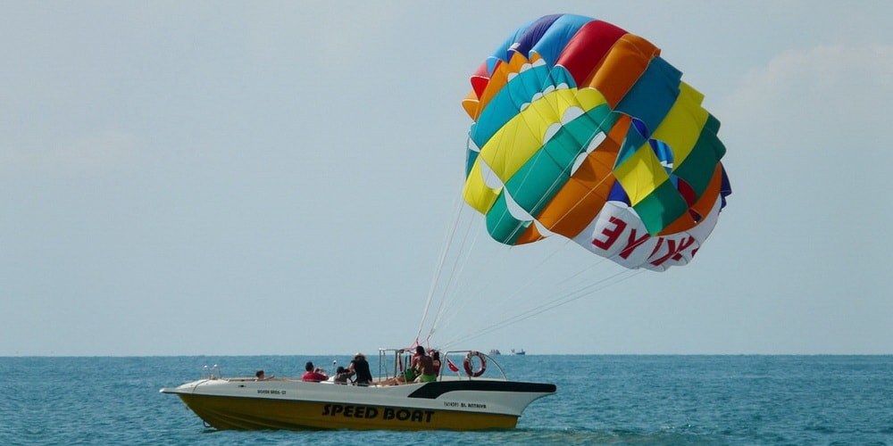 Parasailing in South Goa