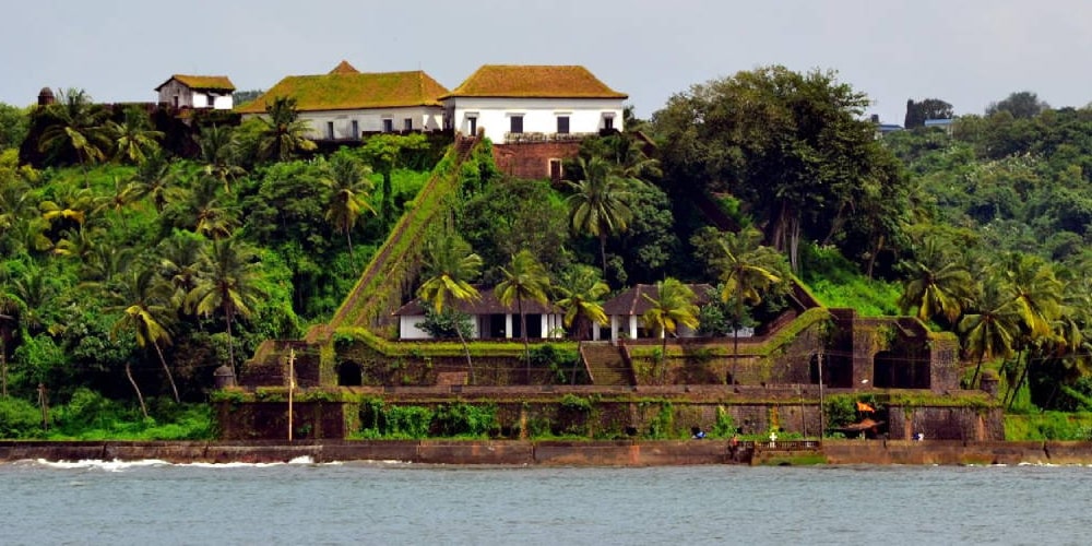 Reis Magos Fort in North Goa on Mandovi River