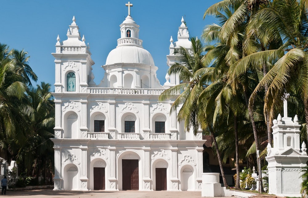 The St Alex Church in Calangute